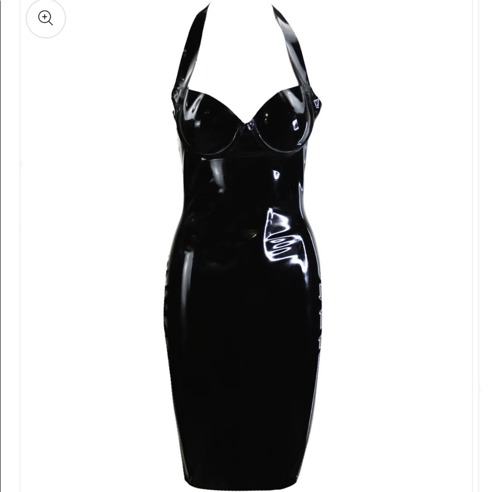 Black Pencil Latex Dress Venus Latex Prototype